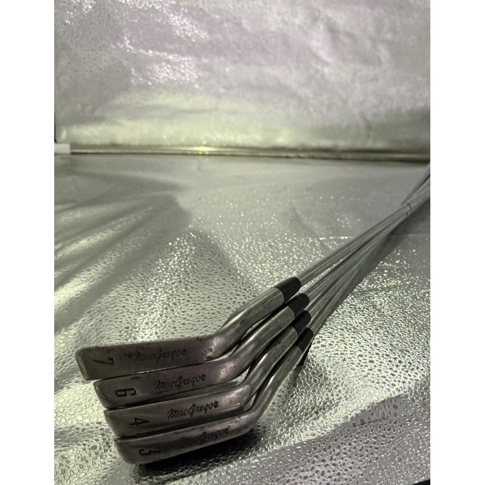 VINTAGE MACGREGOR TOURNEY IRON SET Medium /STEEL RH 3 4 6 7